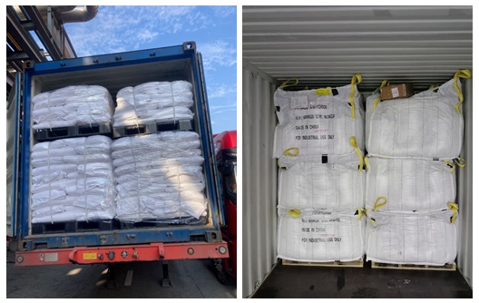 Envío de anhídrido ftálico a la fábrica de Huafu