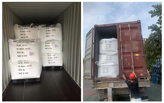 Nuevo envío de anhídrido ftálico desde la fábrica de Huafu